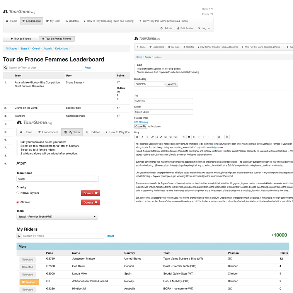 TourGame Fantasy Cycling